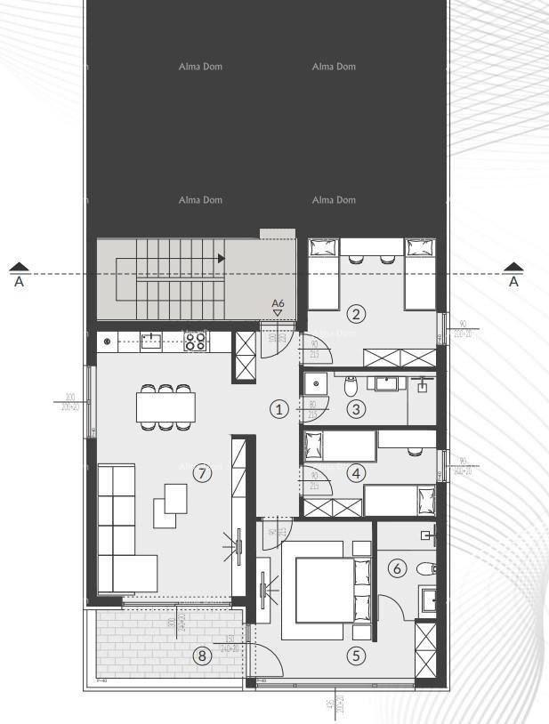 Vendita di appartamenti in moderna nuova costruzione con piscina, vicino a Fažana! 13