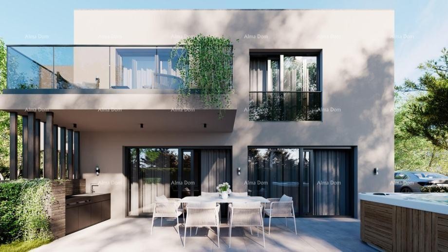 ŠEGOTIĆI, MODERN DOUBLE HOUSE IN NEW CONSTRUCTION WITH PRIVATE GARDEN 2