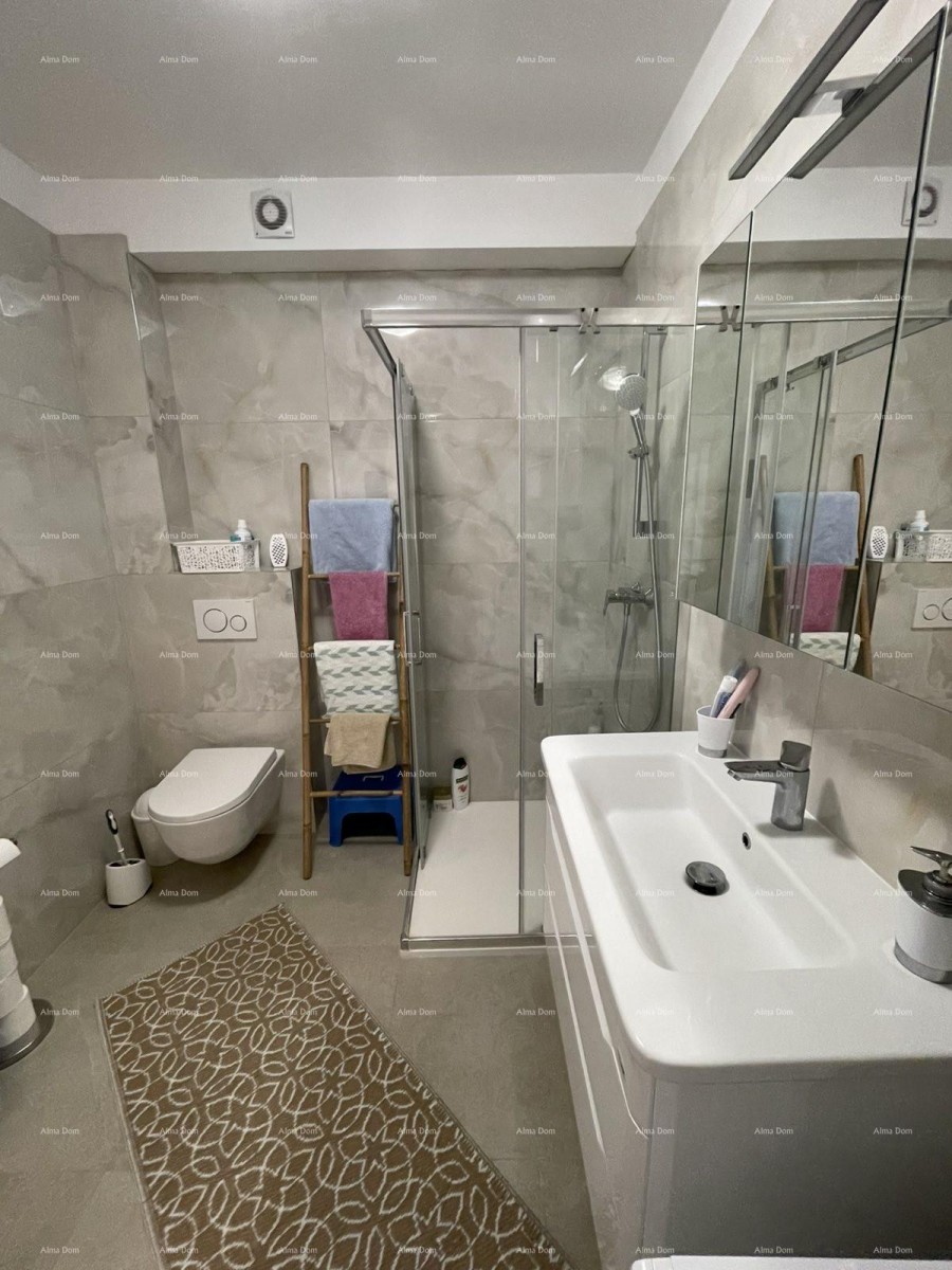 Pula – modern and fully furnished 44 m2 apartment in a new building with a spacious terrace. Istria property for sale. 14