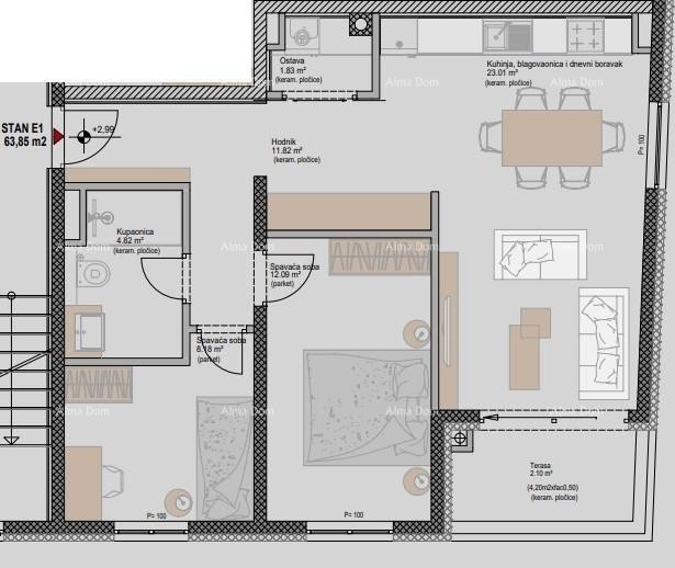 Appartamenti in vendita in un moderno edificio di nuova costruzione, nel centro di Parenzo! 7