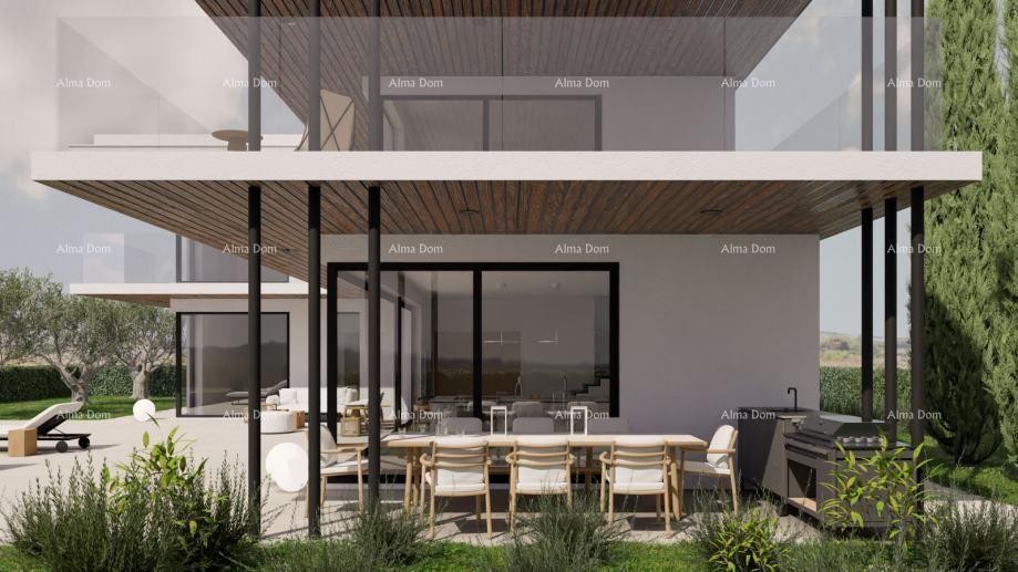 Kaštelir – moderna vila s bazenom i pogledom na more 3