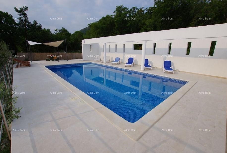 Labin, Apartmajska hiša s bazenom in pogledom na morje 6