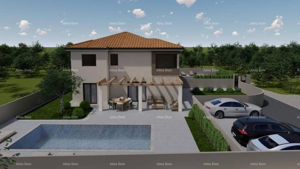 Two modern villas with pool and sauna under construction – Istria 4