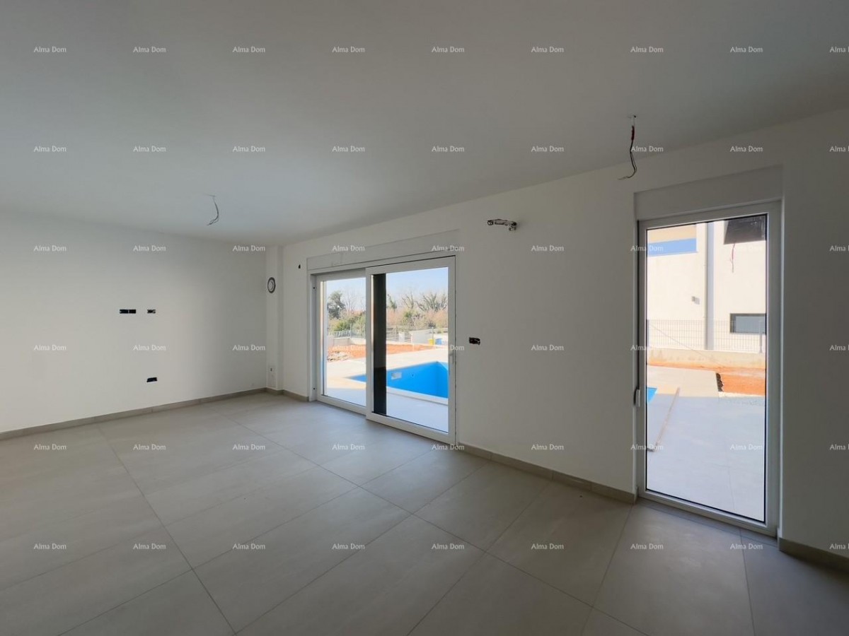 1 km do centra Medulina. Prodaja nove hiše s bazenom na odlični lokaciji, blizu morja! 7