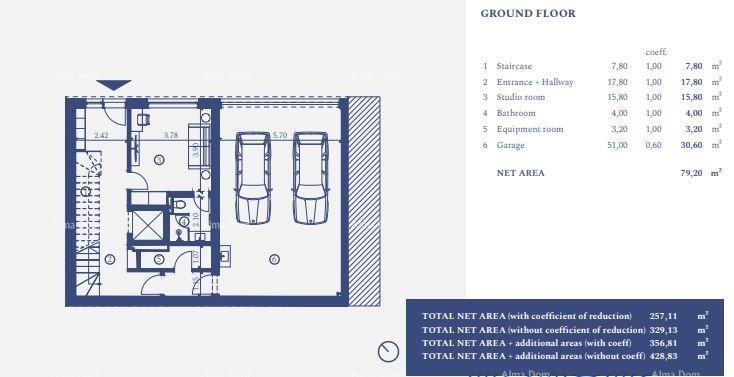 UMAG, Samostoječa vila v luksuznem letovišču! Pogled na morje! V 32 17
