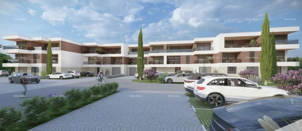 Prodaja-stan u novogradnji s garažom, parkirnim mjestom i spremištem, Pula! 1