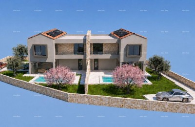 BUILDING LAND IN ŠIŠAN – 917 m², PROJECTS FOR TWO HOUSES