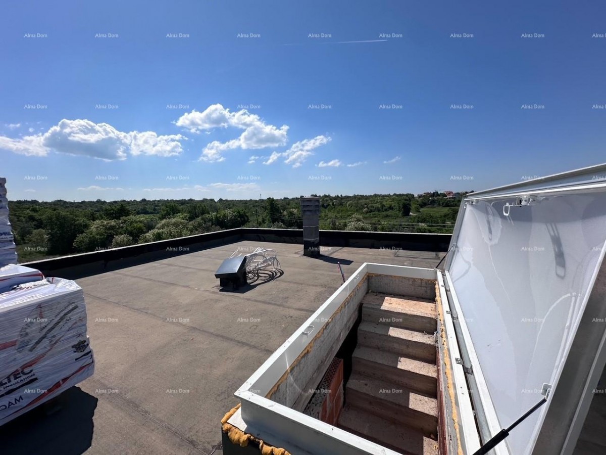 Umag.Продается сдвоенный дом на стадии черновой отделки 29