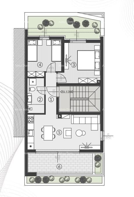 Продажа квартир в новом жилом комплексе, Штиньян! 12D 13