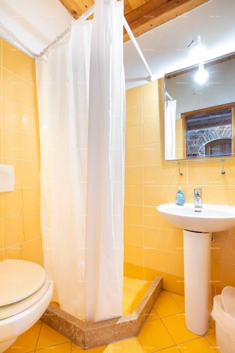 Marčana,  два каменных дома с бассейном. 14