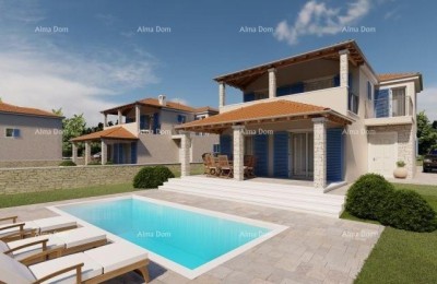 LIŽNJAN! VENDITA DI UNA CASA IN COSTRUZIONE CON PISCINA.