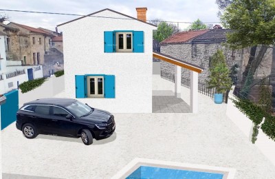 BUTKOVIĆI, SVETVINČENAT – BUILDING LAND WITH PERMIT FOR A HOUSE WITH A POOL