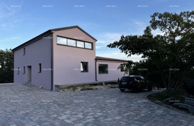 The beautiful estate for sale is surrounded by forests and vineyards, offering views of Gračišće and Učka!