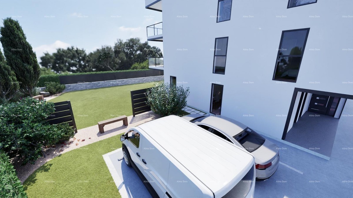 Sale - New, modern apartments near the sea with parking spaces and a yard, Peroj! Sea view! Z2-S2 9
