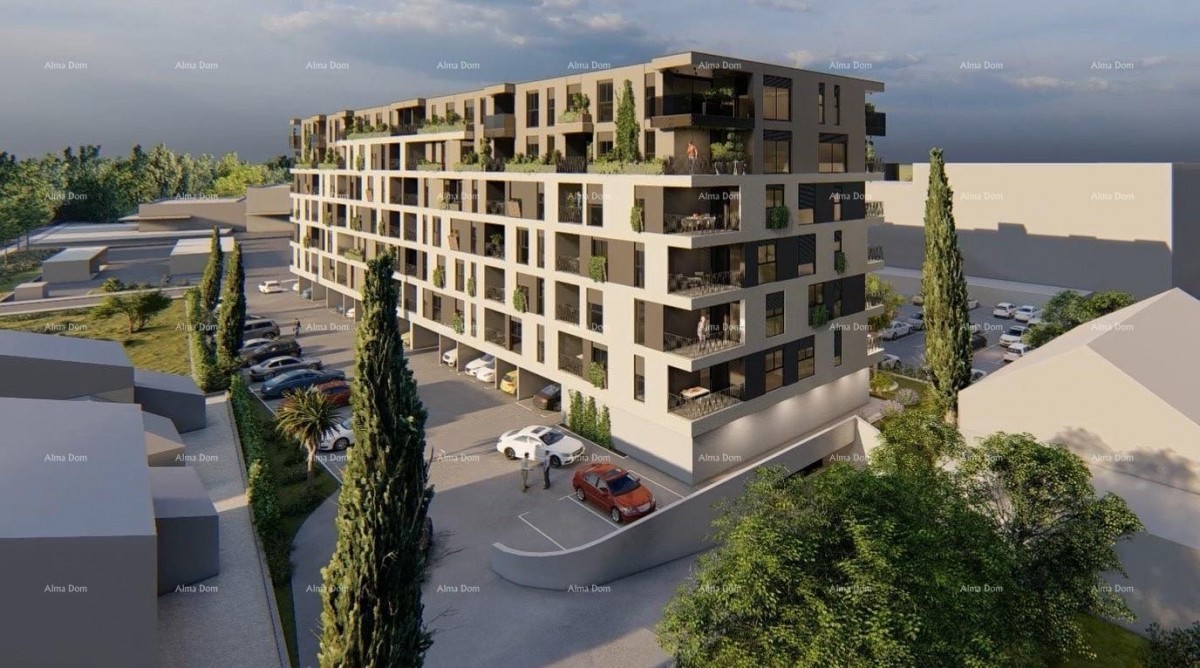 Pula! Edificio residenziale moderno con ascensore, vicino al centro. S43 6