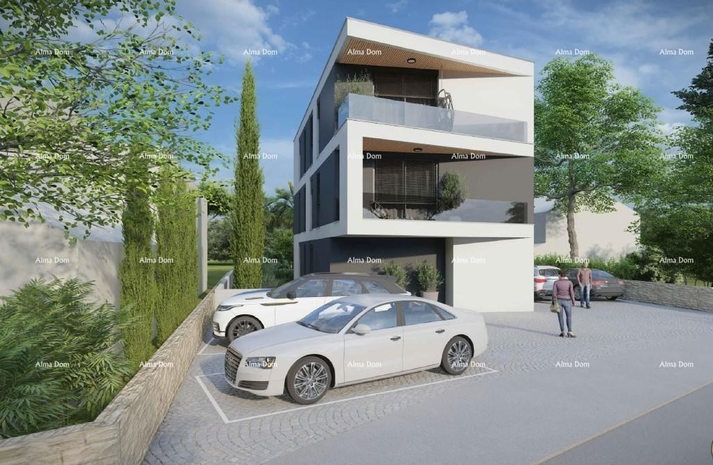 Dvosoban stan s velikim vrtom 100 metara do rive. 2