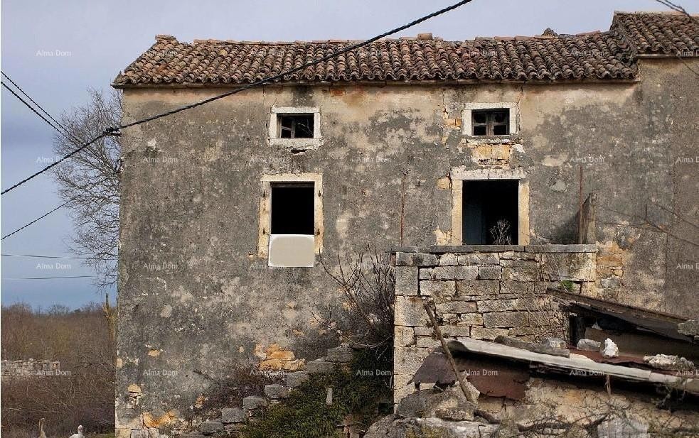 Avtentična istrska kamnita hiša za prenovo, Višnjan 1