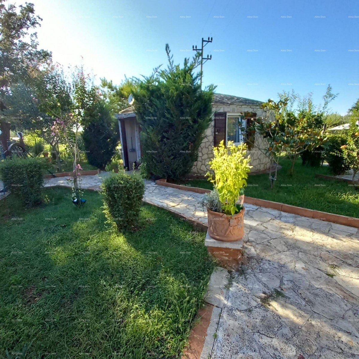 МЕДУЛИН – АУТЕНТИЧНЫЙ ИСТРИЙСКИЙ ДОМ (КАЖУН) С САДОМ, 600 М ОТ МОРЯ 23