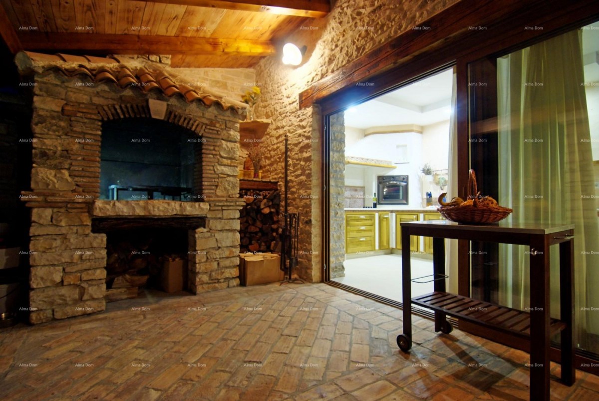 Bella villa in pietra d'Istria, vicino a Barban. 50