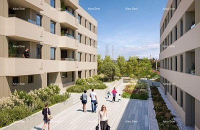 Appartamenti in vendita in un nuovo progetto residenziale in una posizione esclusiva, a 300 m dal mare, Pola, Veruda!