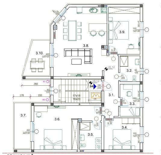 Продажа - квартира на 2-м этаже в новостройке - здание всего с 4 квартирами, Пула! S4 1