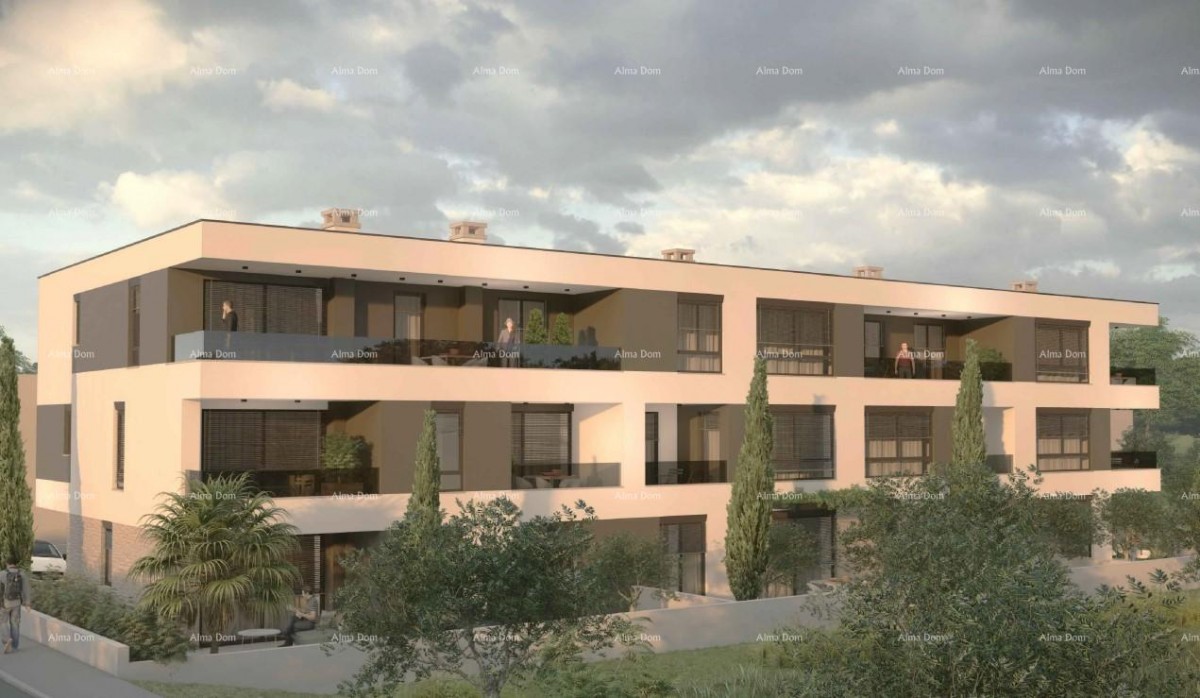 Продажа современных квартир в новом жилом проекте, вид на море, Штиньян, B4 3