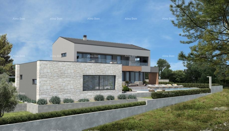 SVETI MARTIN, TERRENO EDILIZIO DI 1.031 m² CON PERMESSO EDILIZIO 9