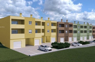 Продажа - Современная квартира в новом частном жилом комплексе в Шияне, Пула! E-C