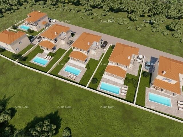 LIŽNJAN! VENDITA DI UNA CASA IN COSTRUZIONE CON PISCINA. 1
