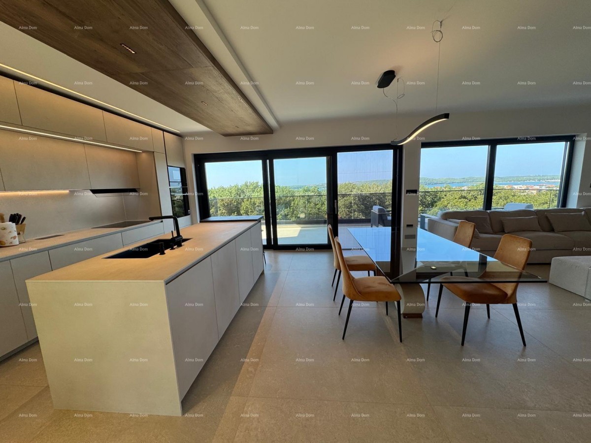 Istria – Medulin, an impressive villa by the forest with a sea view 26