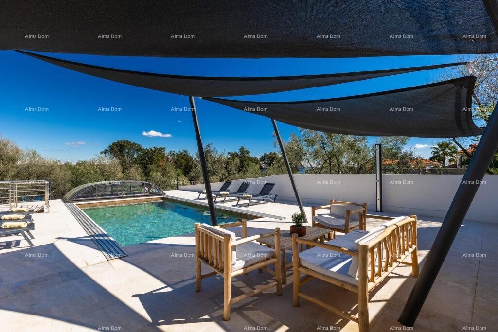 Blizina Labina!Moderna vila s grijanim bazenom i pogledom na more 15