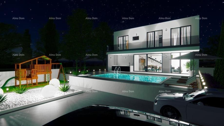 Građevinsko zemljišče 512 m² z idejnim projektom – Kanfanar 1