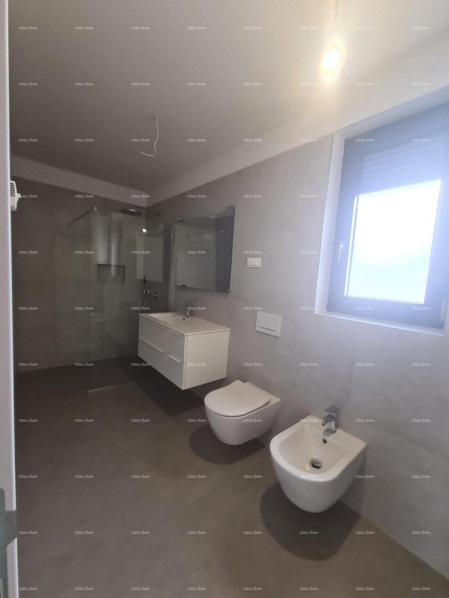 Продается современная, новая квартира с парковочным местом - Лижнян! 8