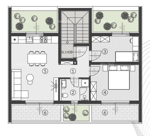 Prodaja stanov v novem stanovanjskem kompleksu, Štinjan! 14D 12