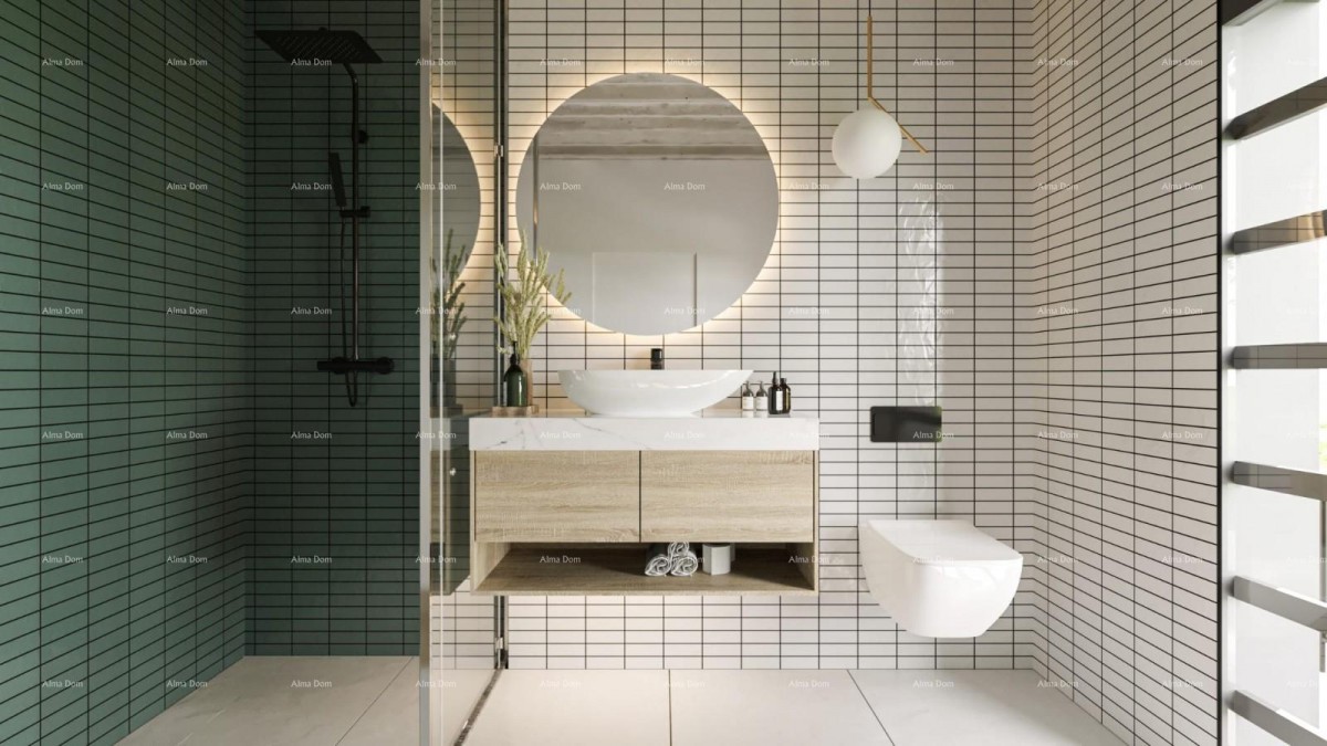 Sale of a construction plot with a building permit for the construction of a modern family house, near Barban! 11