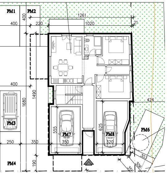 Two-bedroom apartment with a parking space 6