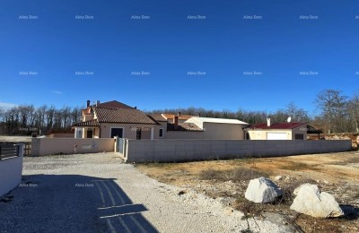 The Scar of the Town of Svetvinčenat. A Double House Surrounded by Greenery.