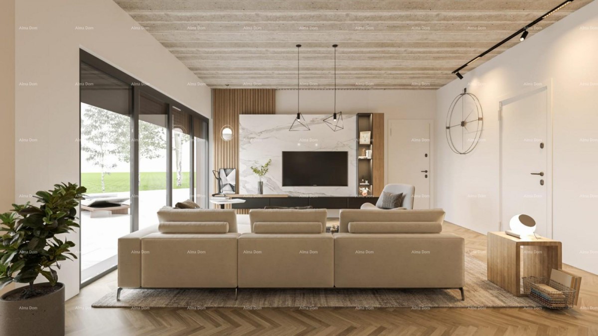 Sale of a construction plot with a building permit for the construction of a modern family house, near Barban! 6