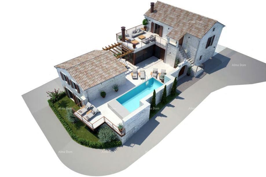 Two old stone houses, Tinjan. 3