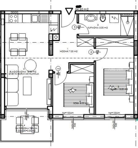 Prodaja- stan u novom stambenom projektu, Pula, Veli Vrh! 1