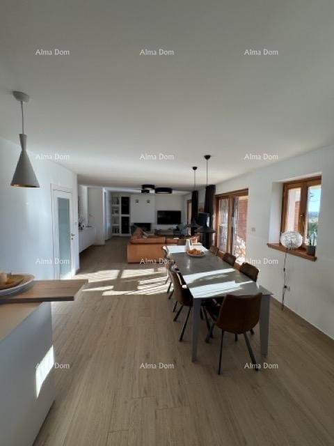 Mediteranska kuća s bazenom i pogledom na more , Raša 4