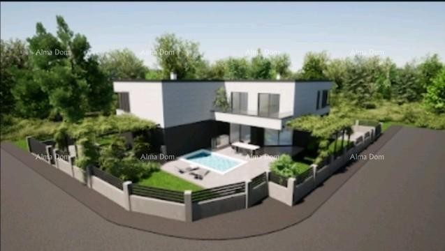 Liznjan, casa bifamiliare con piscina 120m2. 2