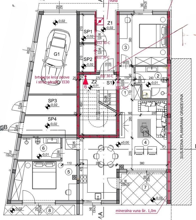 Продажа-новостройка! Квартира с двумя спальнями и двумя парковочными местами, Пула, Вальдебек! 13