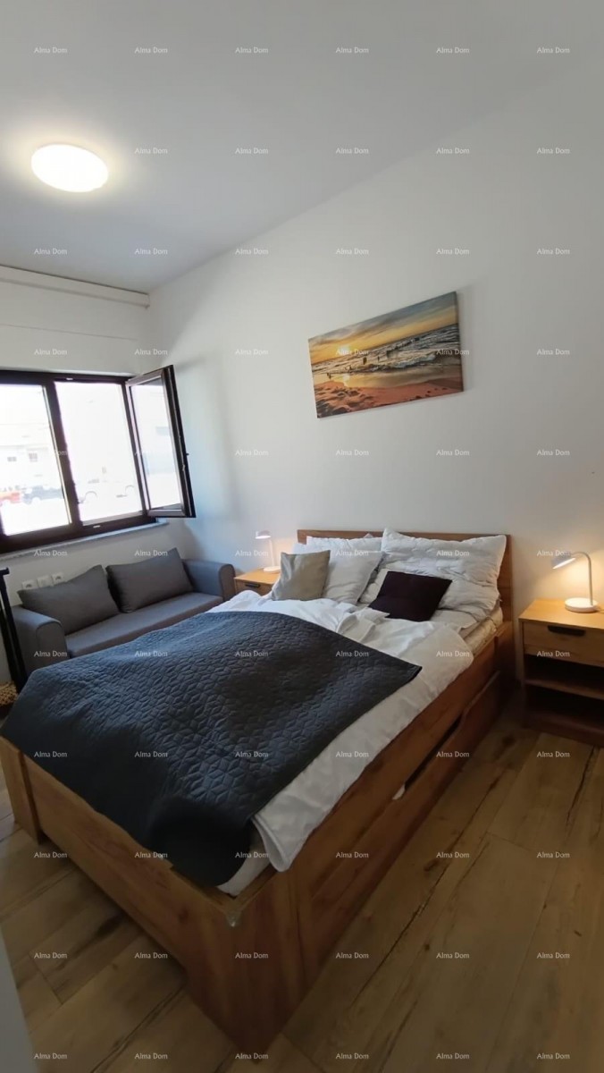 Apartma s teraso, parkirnim mestom in skupnim bazenom – Premantura 16
