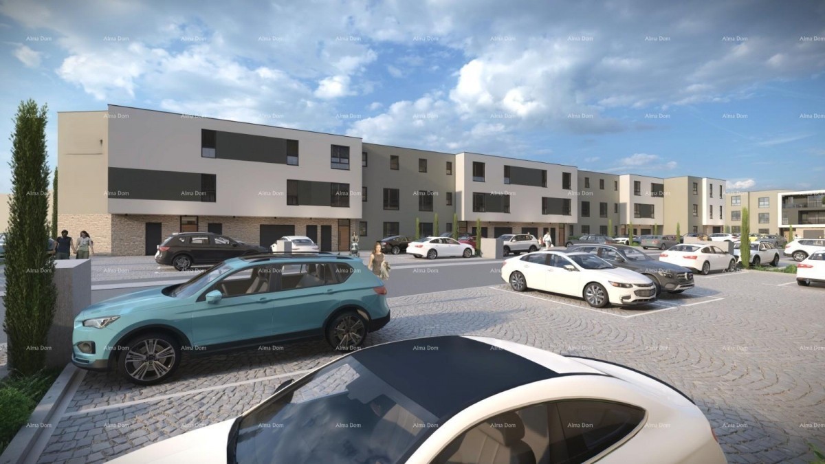 Vendita! Appartamento in nuovo complesso con 3 camere da letto e due posti auto, Pula, Valdebek! S4 2