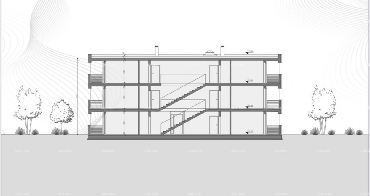 Apartments for sale in a new modern project, Pula, A2 7