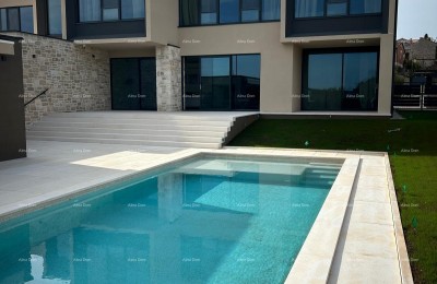 A modern house with a pool is for sale, located in an idyllic village near Rovinj.