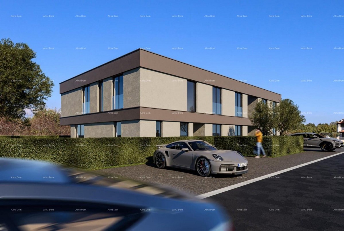 Poreč – nuova costruzione con giardino 2