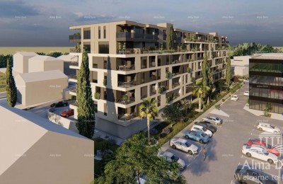 Pula, nov projekt! Večstanovanjska, moderna zgradba z dvigalom, blizu centra. Začeta gradnja v neposredni bližini trgovskega centra City Mall.
