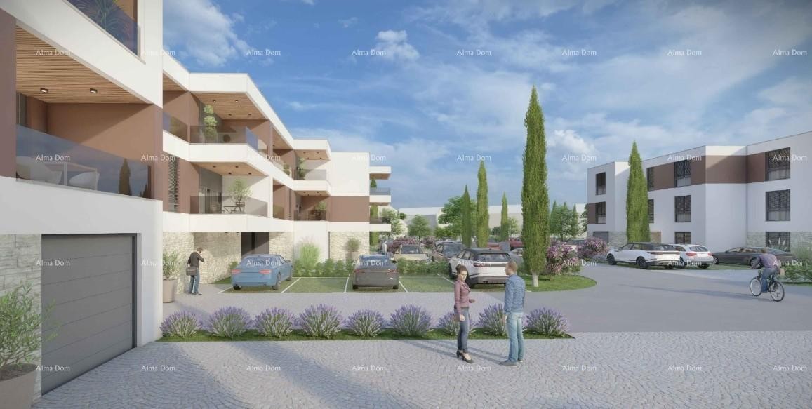 Prodaja-stan u novogradnji s garažom, parkirnim mjestom i spremištem, Pula! 2